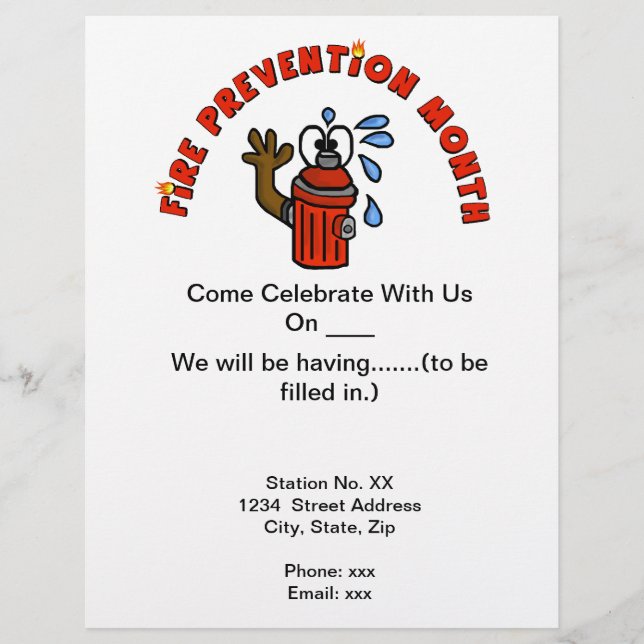 Flyer zur Verhütung von Waldbränden (Vorne)