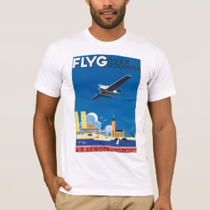 Flyg über Stockholm T-Shirt