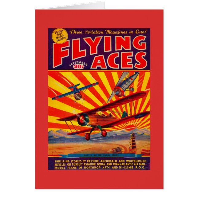 Flying Aces Magazine Cover (Vorne)