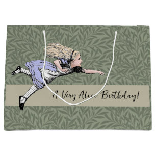 Flying Alice im Wunderland Looking Glass Große Geschenktüte
