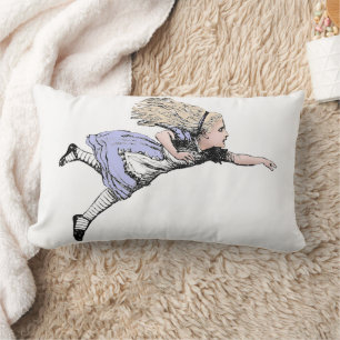 Flying Alice im Wunderland Looking Glass Lendenkissen