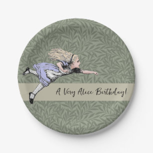 Flying Alice im Wunderland Looking Glass Pappteller