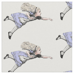 Flying Alice im Wunderland Looking Glass Stoff