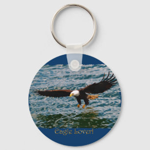 Flying Bald Eagle Fishing Wildlife Schlüsselanhäng Schlüsselanhänger