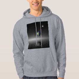 Flying Balloon Selektive Minimalistische Fotografi Hoodie