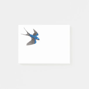 Flying Barn Swallow Post-it Klebezettel