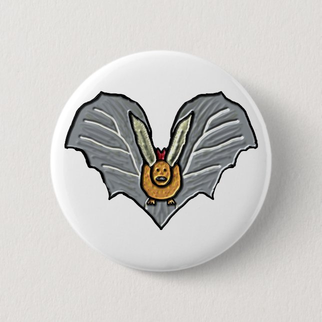 Flying Bat Button (Vorderseite)