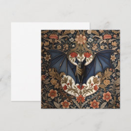 Flying Bat - Modern William Morris Floral