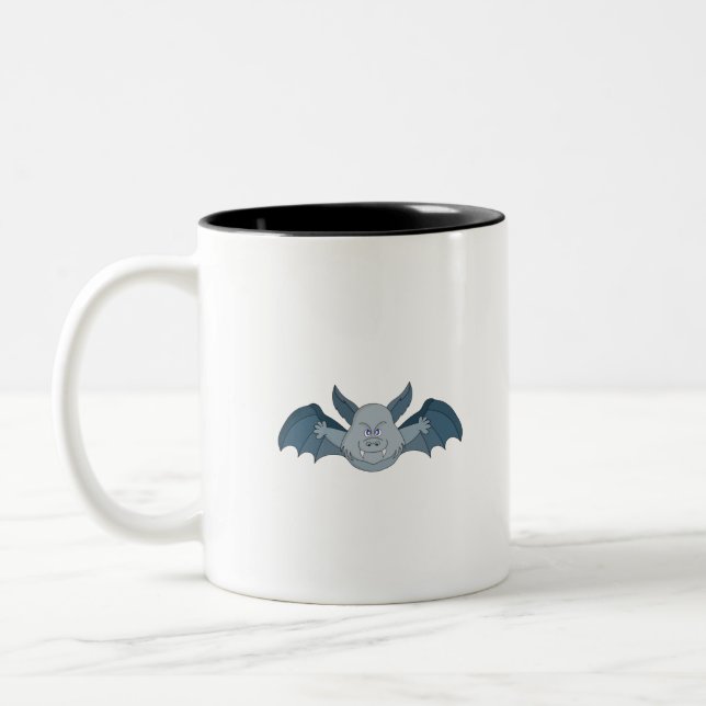 Flying Bat Zweifarbige Tasse (Links)