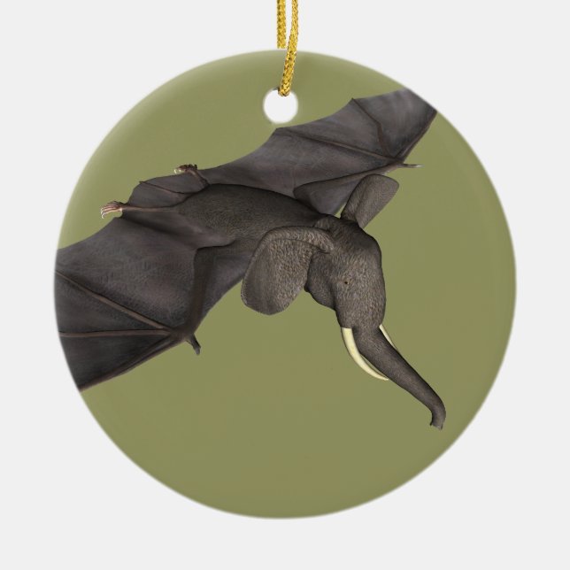 Flying Batphant Keramikornament (Vorne)