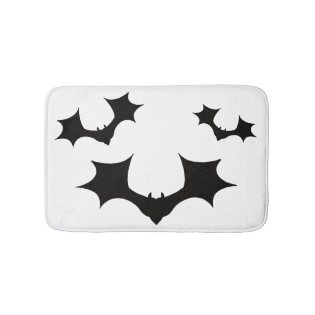 Flying Bats Bath Mat Badematte (Vorderseite)