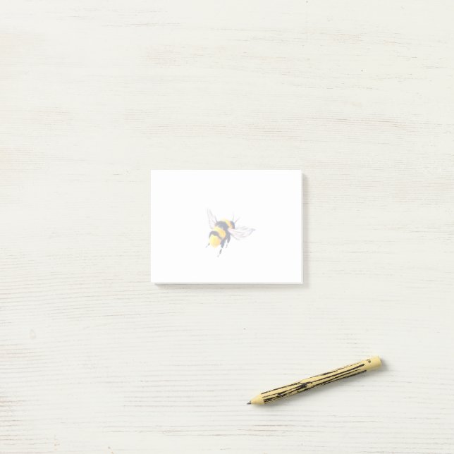 Flying Bee Post-it® Notizen (Auf Schreibtisch)