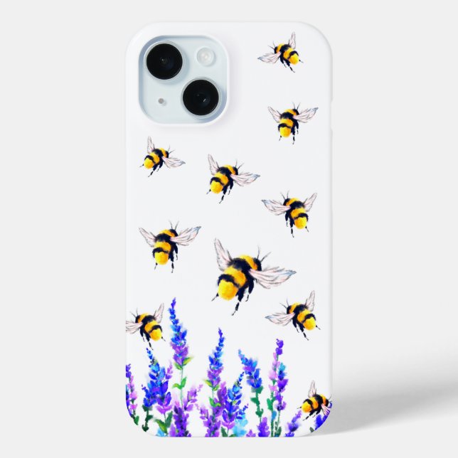 Flying Bees coque iphone (Verso)