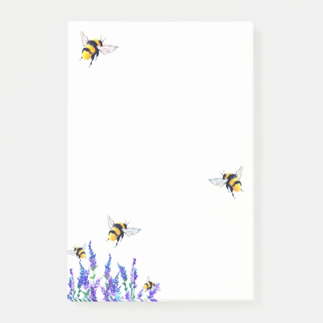 Flying Bees Post-it® Notes (Devant)