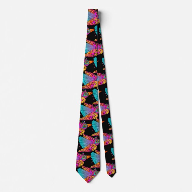 Flying Bird Neck Tie Krawatte (Vorderseite)