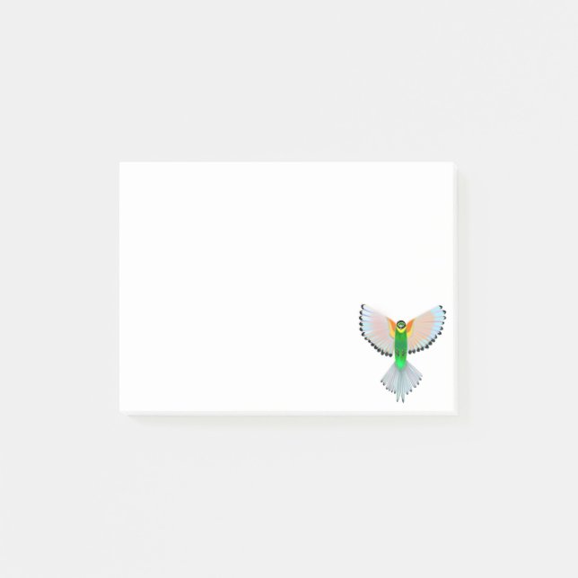 Flying Bird Sticky Notes Post-it Klebezettel (Vorderseite)