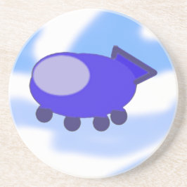 Flying Blue-Raumschiff Getränkeuntersetzer
