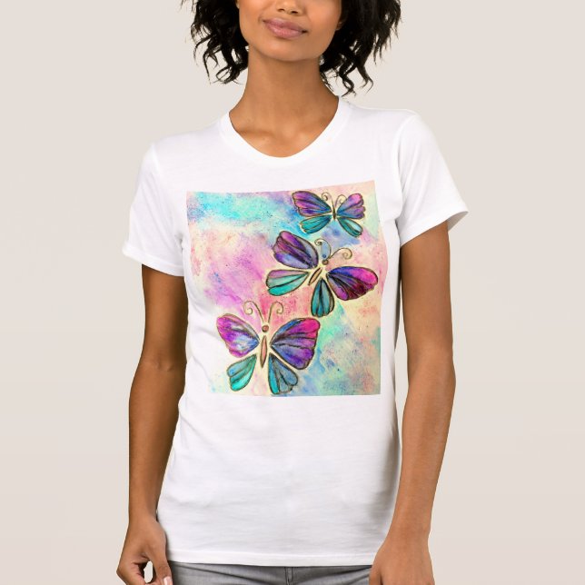 Flying Butterflies-T - Shirt (Vorderseite)