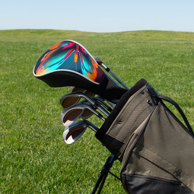 Flying Butterfly Golf Club Kopfbedeckung Golf Headcover (In SItu)