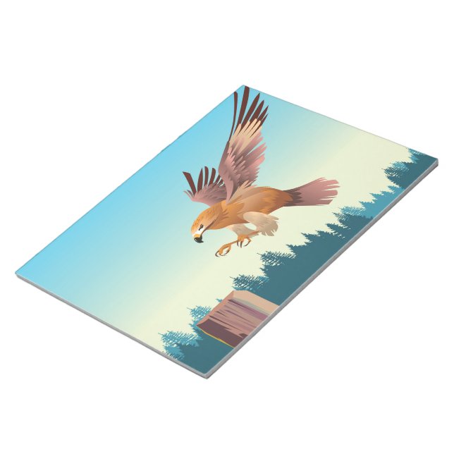 Flying Buzzard Notizblock (angewinkelt)