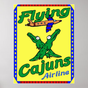 Flying Cajuns Poster