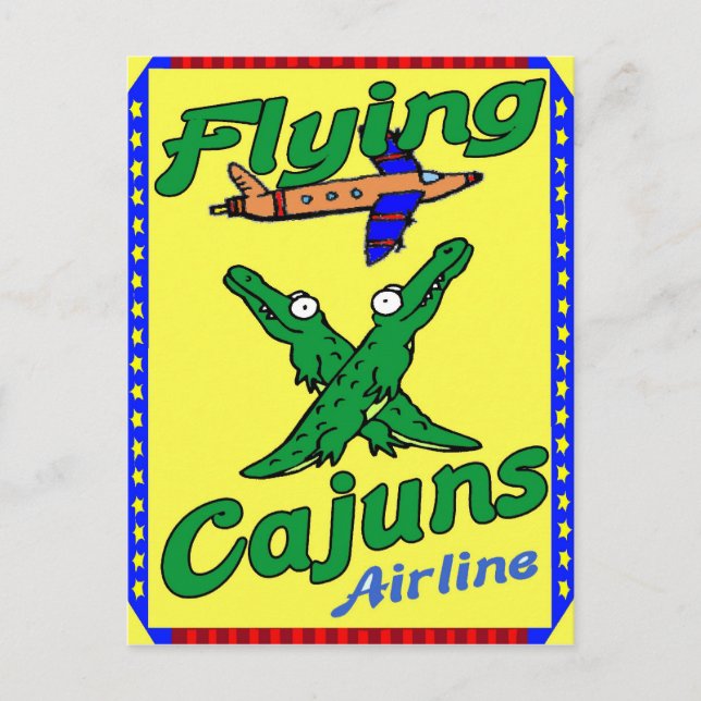Flying Cajuns Postkarte (Vorderseite)