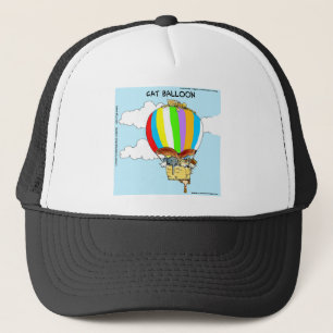Flying Cats Funny Cartoon Truckerkappe