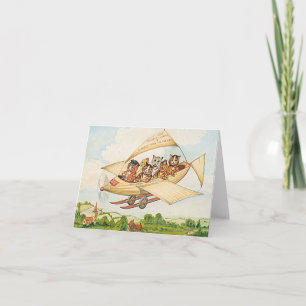 Flying Cats von Louis Wain   Karte