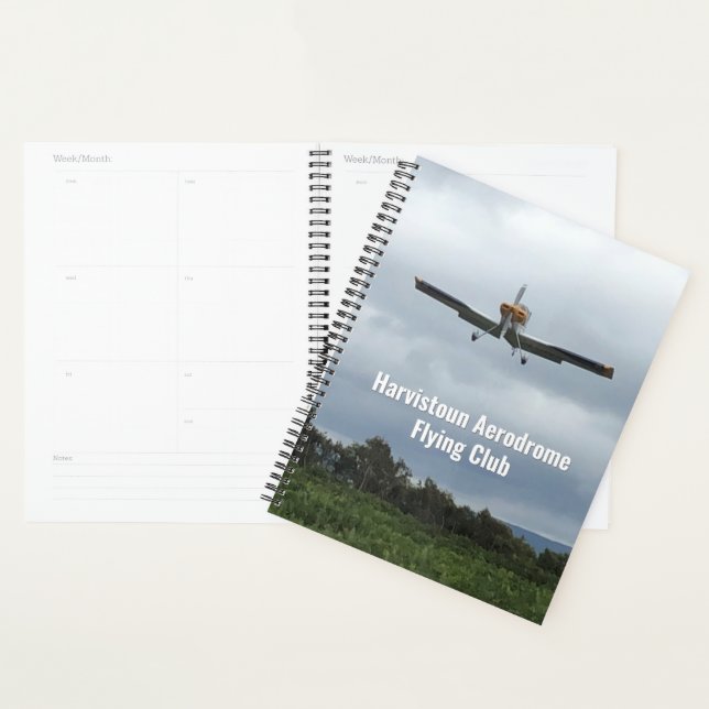 Flying Club-Notebook mit Leichtflugzeugen Planer (Anzeige)
