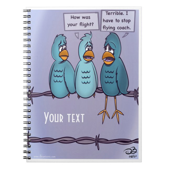 Flying Coach Spiral Notebook Notizblock (Vorderseite)