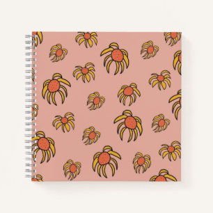 Flying Daisies Florals Notizbuch