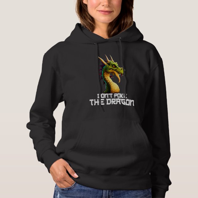 Flying Dragon Mythical Creature Japanese Legendary Hoodie (Vorderseite)