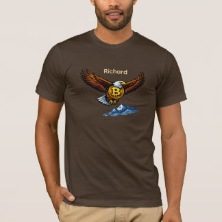 Flying Eagle Bitcoin Trader T-Shirt Benutzerdefini