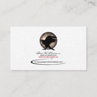 Flying Eagle Business Card (Mondversion 2) Visitenkarte