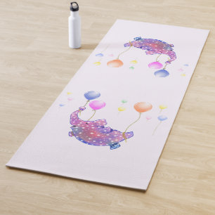 Flying Elephant Funny Yoga Mat Yogamatte