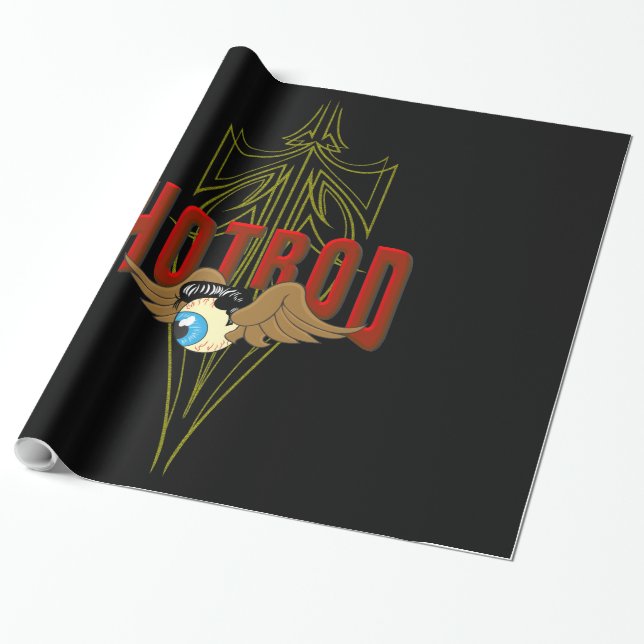 Flying Eyeball-Frisierte Auto Geschenkpapier (Ungerollt)