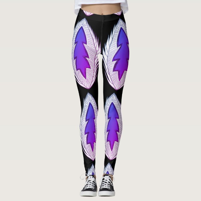 Flying Feathers Leggings (Vorderseite)