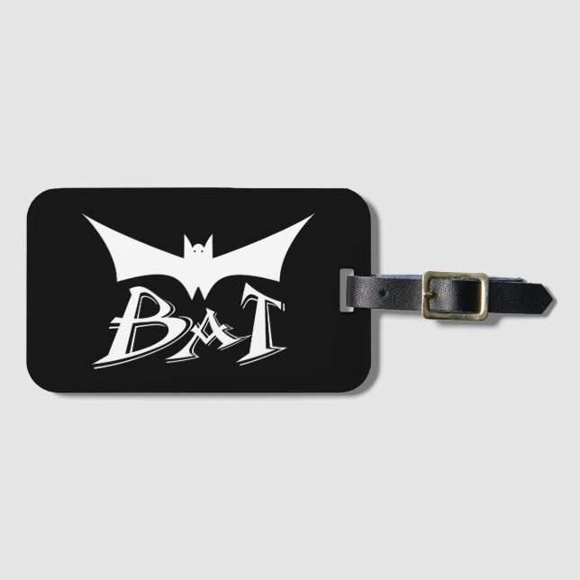 Flying Fledermaus Gepäckanhänger (Vorderseite (Horizontal))