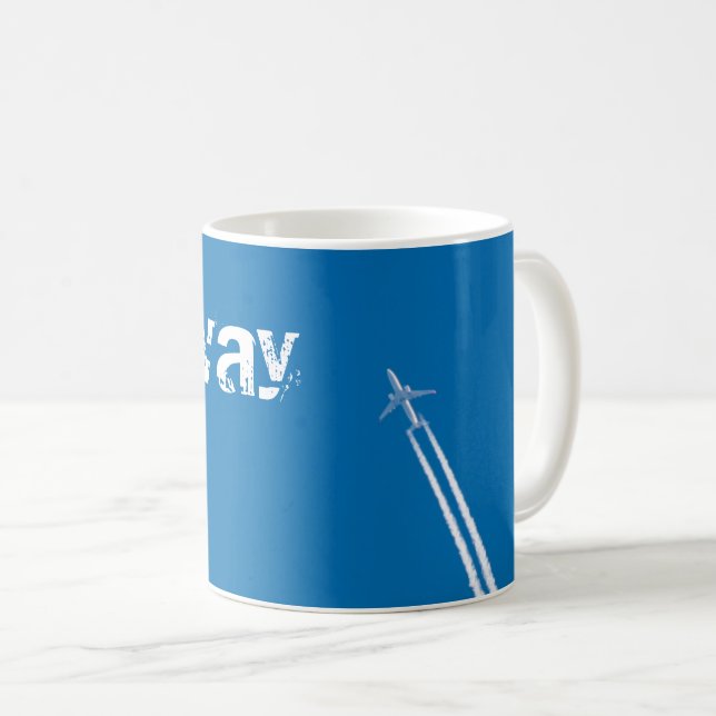 Flying Flugzeug Kaffeetasse (VorderseiteRechts)
