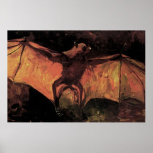 Flying Fox Bat von Vincent van Gogh Poster