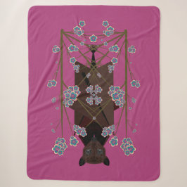 Flying Fox Boysenberry Sherpa Blanket (3 Größen) Sherpadecke