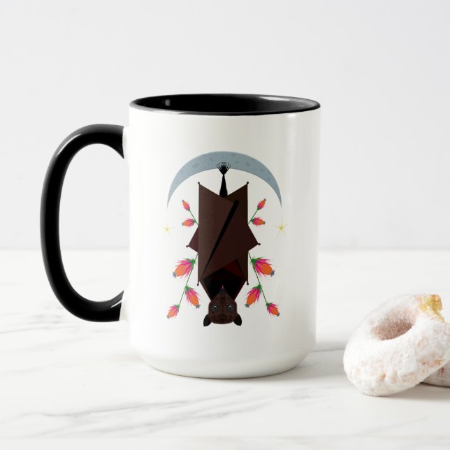 Flying Fox Classic Tasse 15oz. Schwarz (Mit Donut)