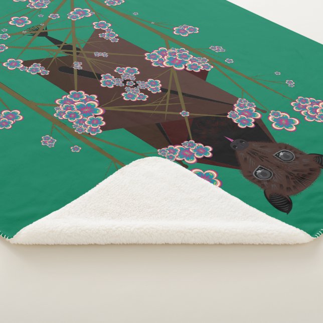 Flying Fox Jade Sherpa Blanket (3 Größen) Sherpadecke (3/4)