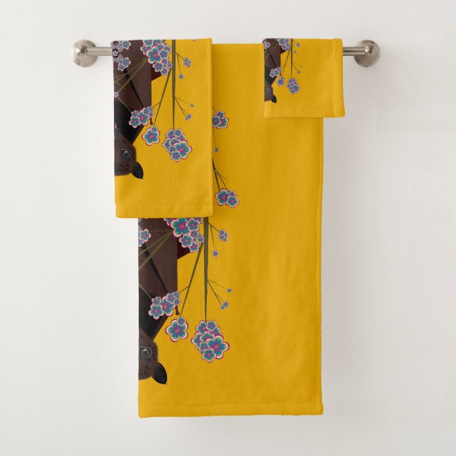 Flying Fox Mustard Bath Handtuch Set (Insitu)