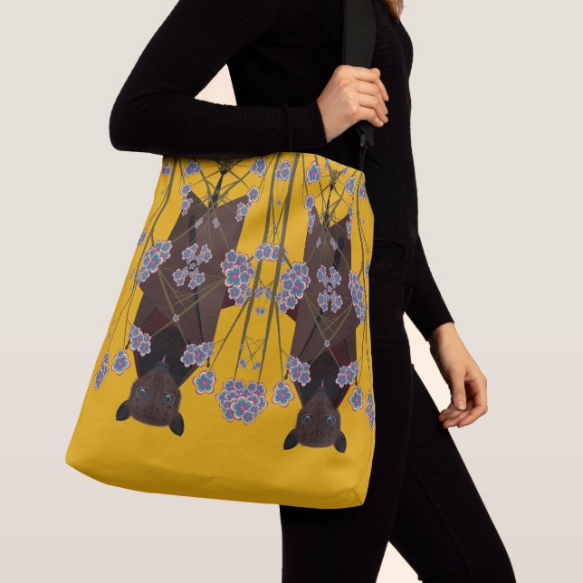 Flying Fox Senf Crossbody Bag (2 Größen) Tragetaschen Mit Langen Trägern (Von Nahem)