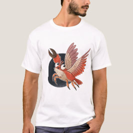Flying Funny Crab T-Shirt