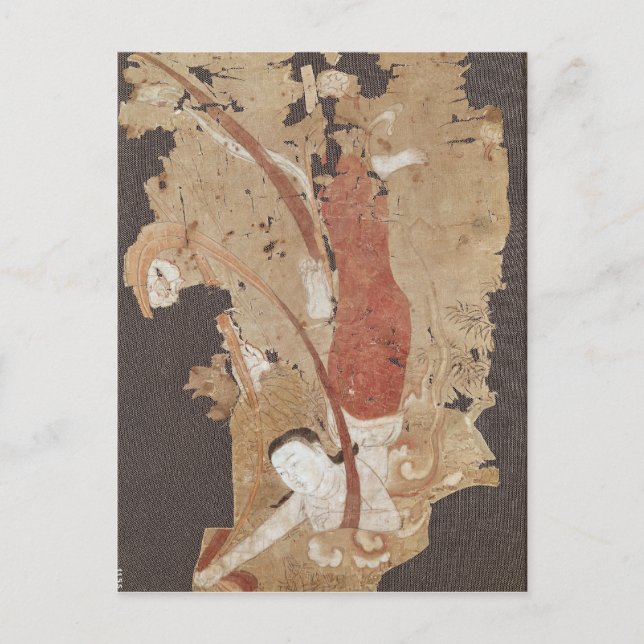 Flying genie oder, Apsaras, aus Dunhuang Postkarte (Vorderseite)