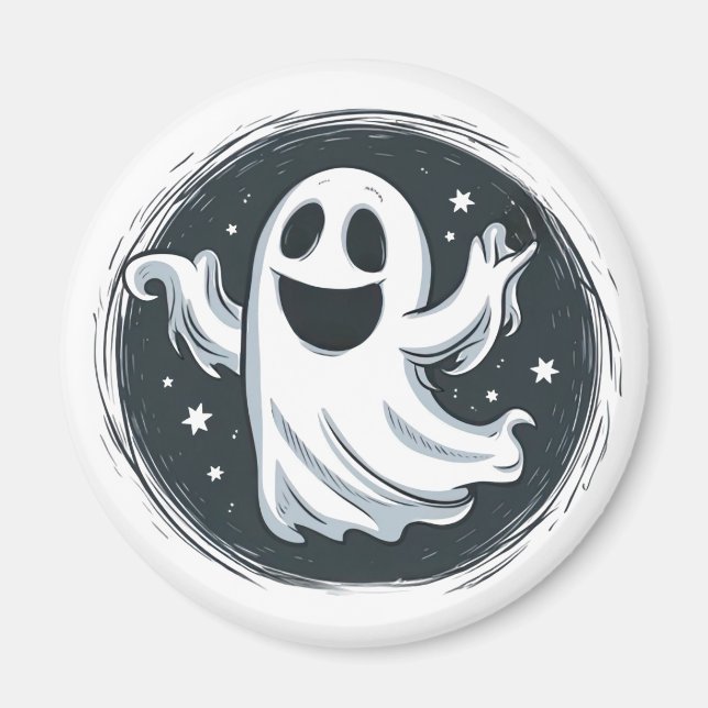 Flying Ghost Magnet (Vorne)
