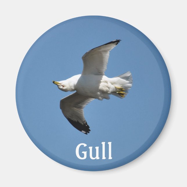Flying Gull Wildlife Collection Magnet (Vorne)
