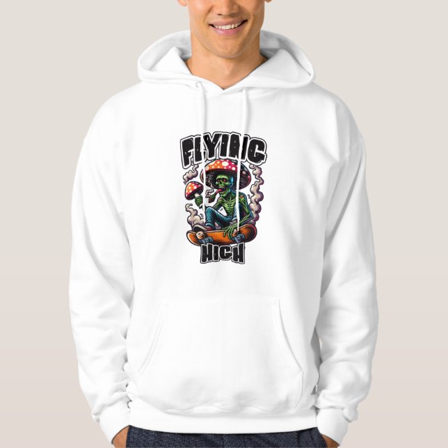 "Flying High" Kapuzenpullover Hoodie (Vorderseite)